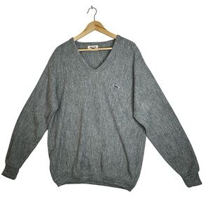 THE FOX SWEATER Gray V-Neck Men's Sweater by JC Penney Size XL